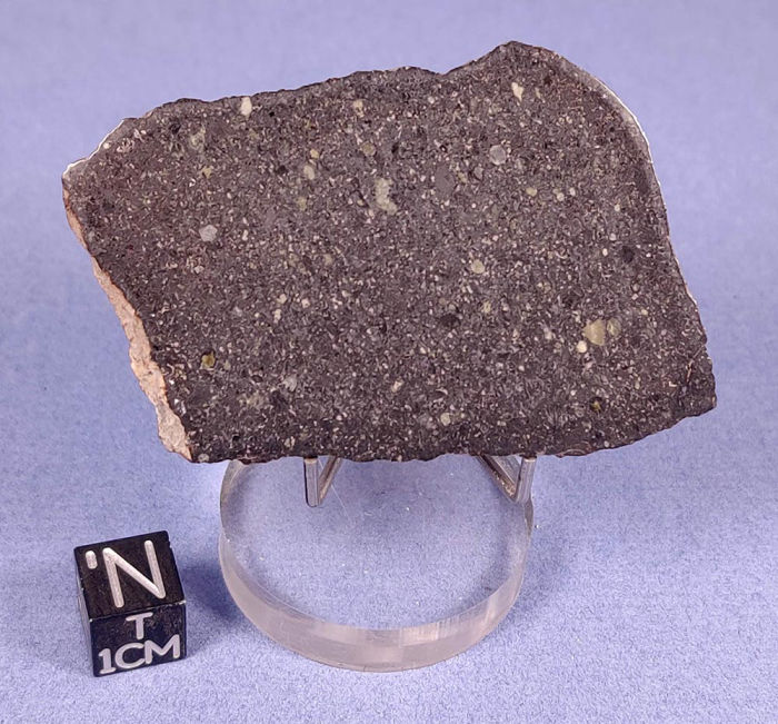 GHUBARA meteorite micromount slice L5 chondrite found Oman 1954 